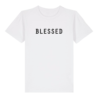Blessed Kinder T-Shirt Variante, Mountain Movers christliches Design