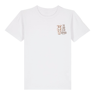 The Lord is my Shepherd Cute Kinder T-Shirt Variante, Mountain Movers christliches Design