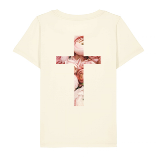 Rose Frauen T-Shirt Back Detailansicht, Mountain Movers christliche Streetwear