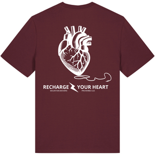 Recharge your Heart Shirt BackPrint