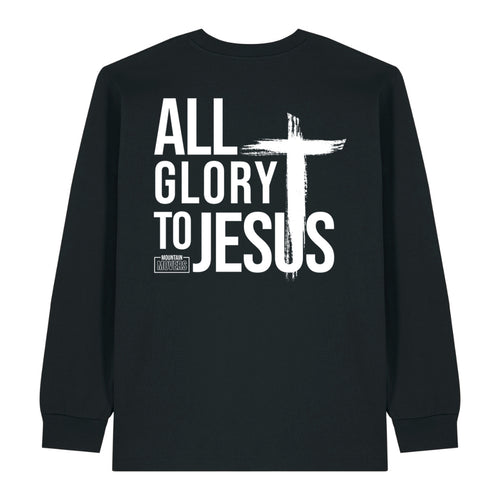 All Glory to Jesus Longsleeve Rugprint