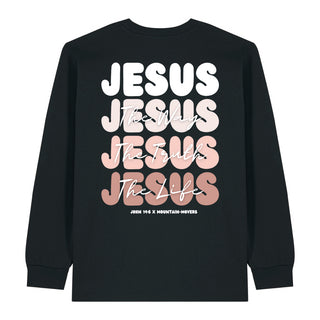 Jesus x John 14_6 Longsleeve BackPrint, christliche Streetwear von Mountain Movers