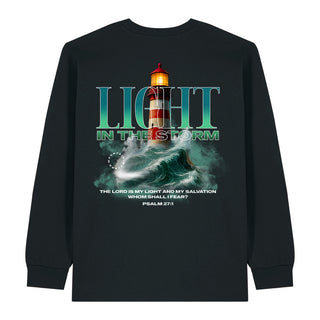 God as Our Light and Salvation Longsleeve BackPrint, christliche Streetwear von Mountain Movers