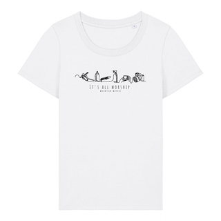 It´s all worship Frauen T-Shirt, Rueckansicht