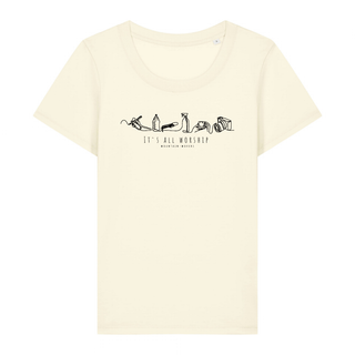 It´s all worship Frauen T-Shirt, Detailansicht