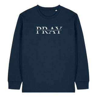Pray for it Longsleeve Variante, Mountain Movers christliches Design