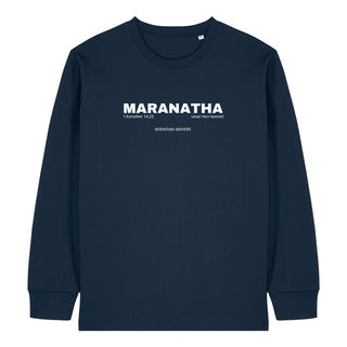unser herr kommt Longsleeve Variante, Mountain Movers christliches Design