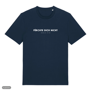 Jesaja 41:10 T-Shirt deutsch, Navy, Vorderseite