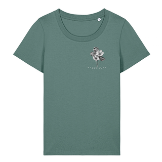 Artist Shirt Frauen Flatlay, Mountain Movers