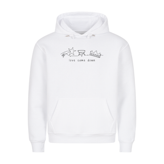 Love came down minimalistic Christmas Hoodie