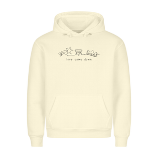 Love came down minimalistic Christmas Hoodie