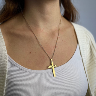 Jesus Kreuz Kette, Farbvariante