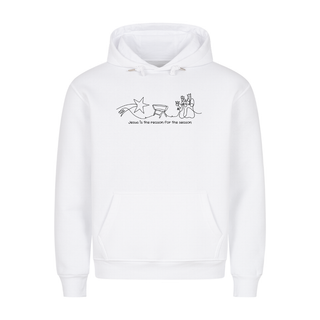 Jesus is the reason minimalistic Christmas Hoodie