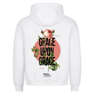 Grace upon Grace Hoodie Variante, Mountain Movers christliches Design