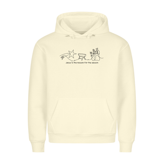 Jesus is the reason minimalistic Christmas Hoodie