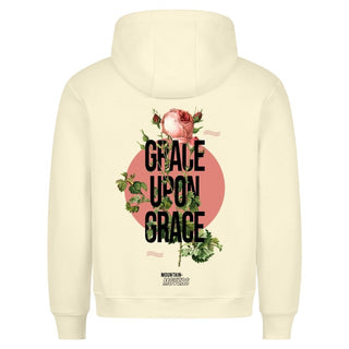 Grace upon Grace Hoodie Variante, Mountain Movers christliches Design