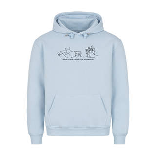 Jesus is the reason minimalistic Christmas Hoodie