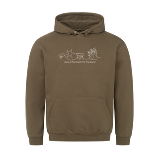 Jesus is the reason minimalistic Christmas Hoodie