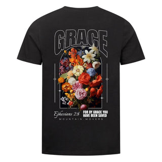 Grace Flower Ephesian Shirt Variante, Mountain Movers christliches Design
