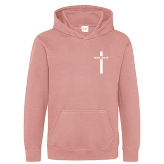 Team Jesus Kinderhoodie Variante, Mountain Movers christliches Design