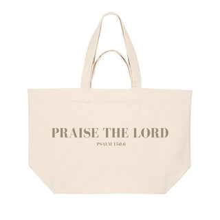 Praise the Lord Shopping Bag Detailansicht, Mountain Movers christliche Streetwear