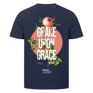 Grace upon Grace Shirt Detailansicht, Mountain Movers christliche Streetwear