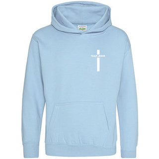 Team Jesus Kinderhoodie Variante, Mountain Movers christliches Design