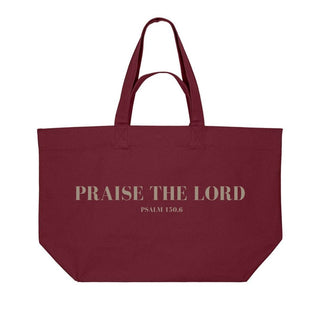 Praise the Lord Shopping Bag Detailansicht, Mountain Movers christliche Streetwear