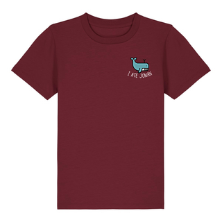 I ate Jonah Kinder T-Shirt Detailansicht, Mountain Movers christliche Streetwear