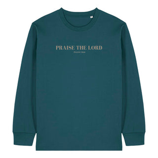 Praise The Lord Longsleeve Detailansicht, Mountain Movers christliche Streetwear