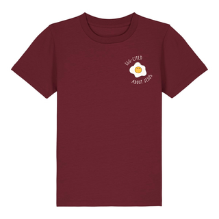 Egg Cited Kinder T-Shirt Detailansicht, Mountain Movers christliche Streetwear