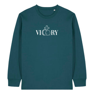 Victory Easter Longsleeve Detailansicht, Mountain Movers christliche Streetwear