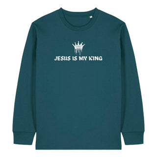 My king crown Longsleeve Detailansicht, Mountain Movers christliche Streetwear