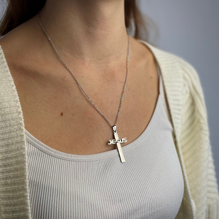 Jesus Kreuz Kette, weitere Ansicht