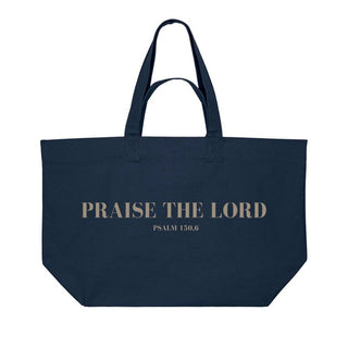 Praise the Lord Shopping Bag Detailansicht, Mountain Movers christliche Streetwear