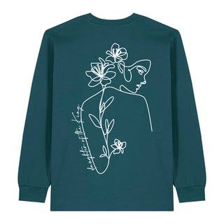 Daughter of the King Longsleeve BackPrint Detailansicht, Mountain Movers christliche Streetwear