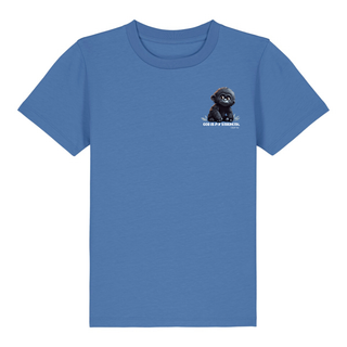 Gorilla Strength Kinder T-Shirt Detailansicht, Mountain Movers christliche Streetwear