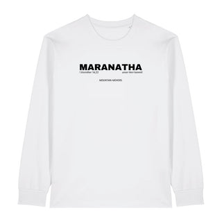 unser herr kommt Longsleeve Variante, Mountain Movers christliches Design