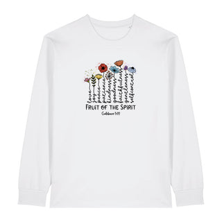 Fruit of the Spirit schwarz 23cm Longsleeve Variante, Mountain Movers christliches Design