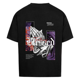 Feeling Blessed Oversize Shirt Variante, Mountain Movers christliches Design