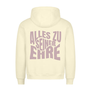 Alles zu seiner Ehre Hoodie Backprint Variante, Mountain Movers christliches Design