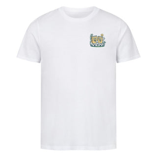 Faith Friends Retro Shirt Front & Back Variante, Mountain Movers christliches Design