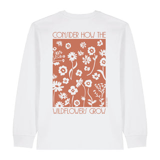 wildflower Longsleeve BackPrint Variante, Mountain Movers christliches Design