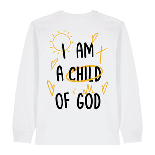 child of God colour Longsleeve BackPrint Variante, Mountain Movers christliches Design
