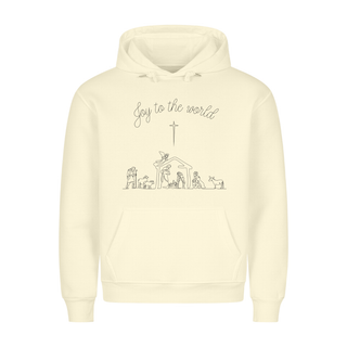 Joy to the World Sketch Grippe Christmas Hoodie