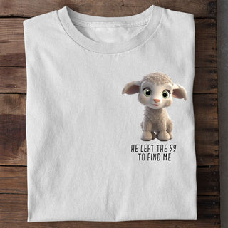 Left the 99 Sheep Shirt Detailansicht, Mountain Movers christliche Streetwear