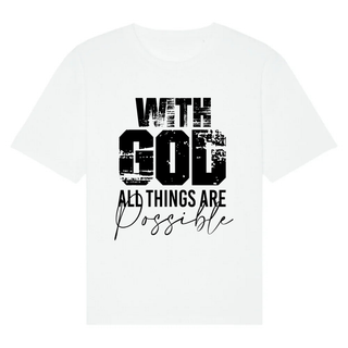 With God Oversized Shirt Backprint