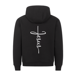 Jesus Simple Hoodie BackPrint, christliche Streetwear von Mountain Movers