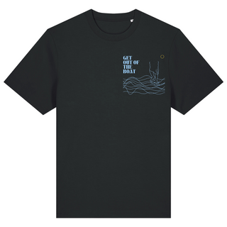 Get out of the Boat Oversized Shirt Variante, Mountain Movers christliches Design