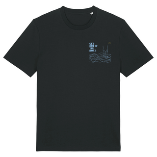 Get out of the Boat Shirt Detailansicht, Mountain Movers christliche Streetwear